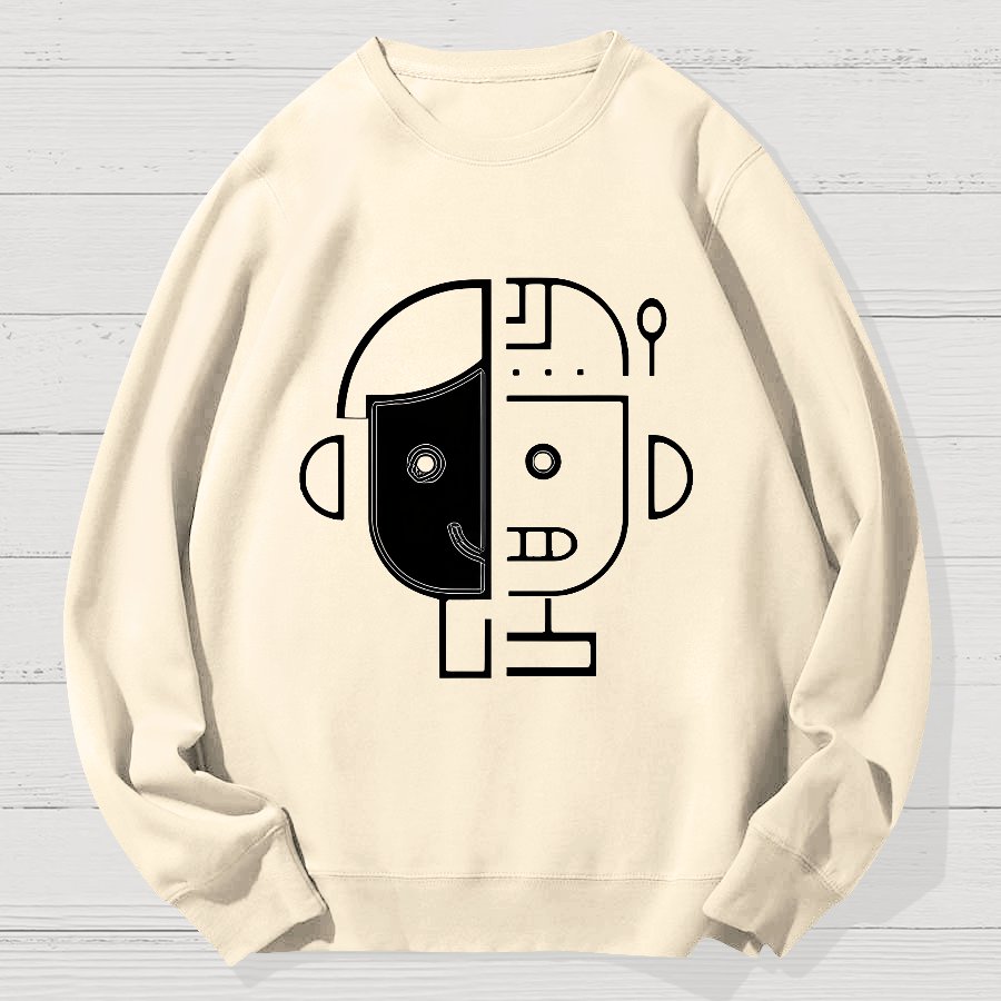 Artificial Intelligence Geek Cotton Sweatshirt