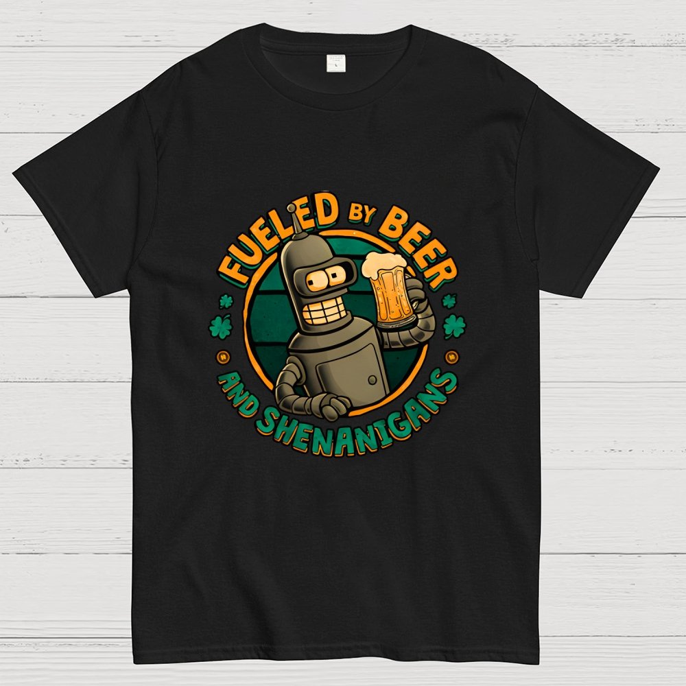 Fueled By Beer Geek T-Shirt