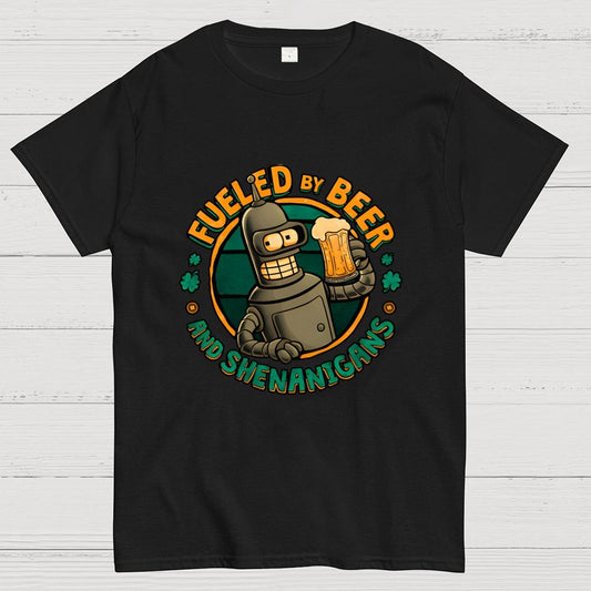 Fueled By Beer Geek T-Shirt