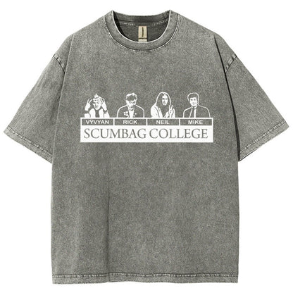Scumbag College  Vintage Distressed T-shirt 2509000242