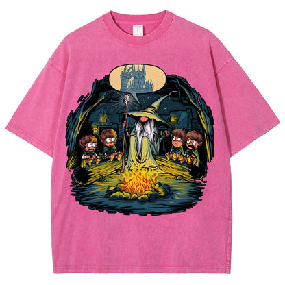 Beware of the Dark One Vintage Distressed T-shirt