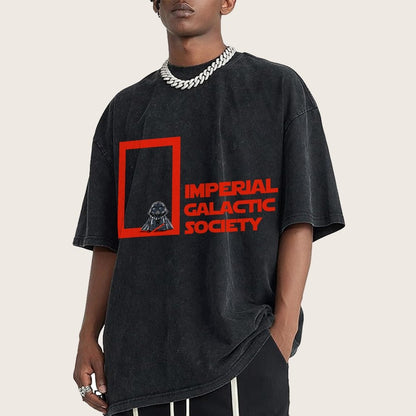 Cosmic Explorers Society Vintage Distressed T-shirt