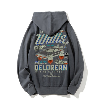 Gigawatts Garage Remix Printed Back Unisex Cotton Hoodie