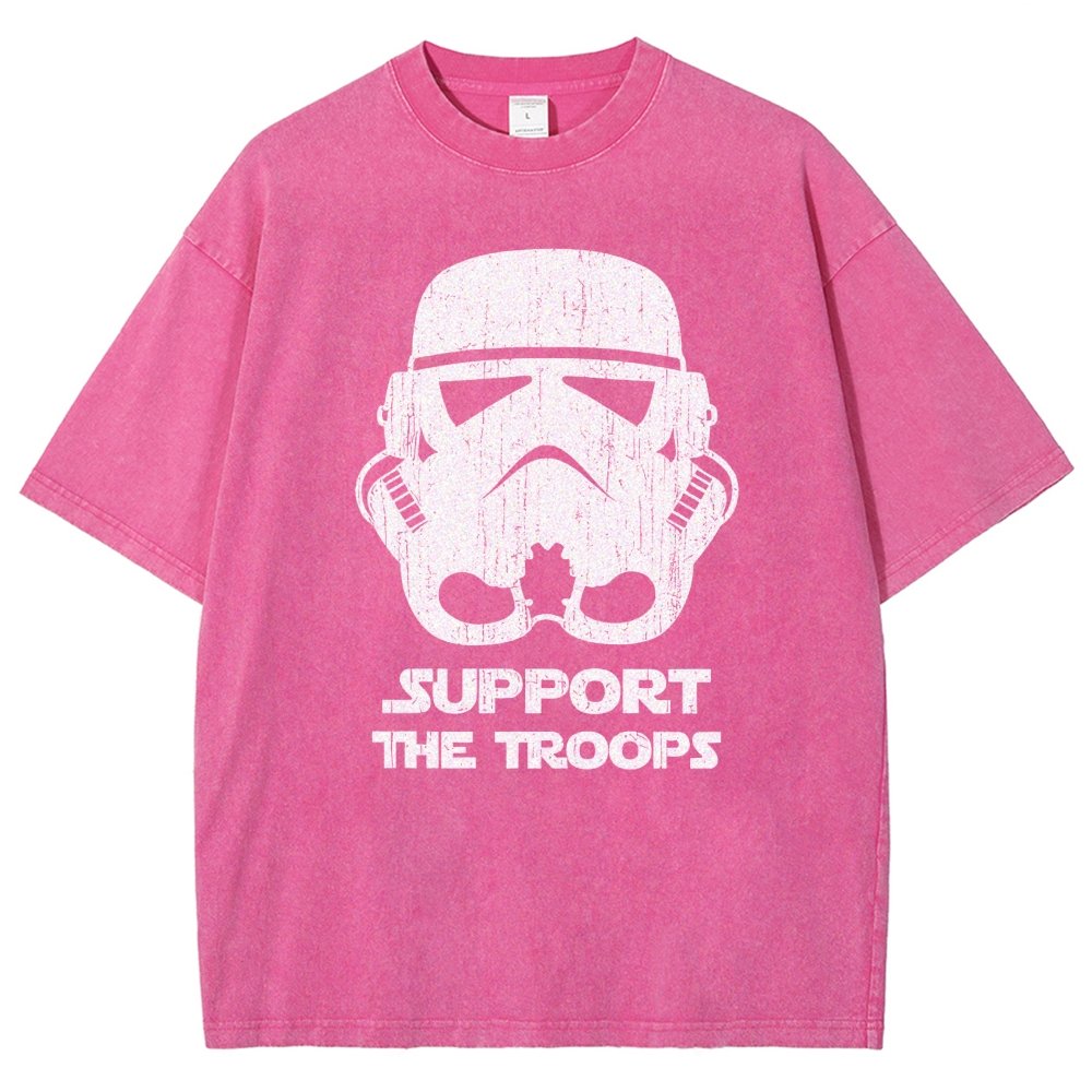 Support The Troops Vintage Distressed T-shirt