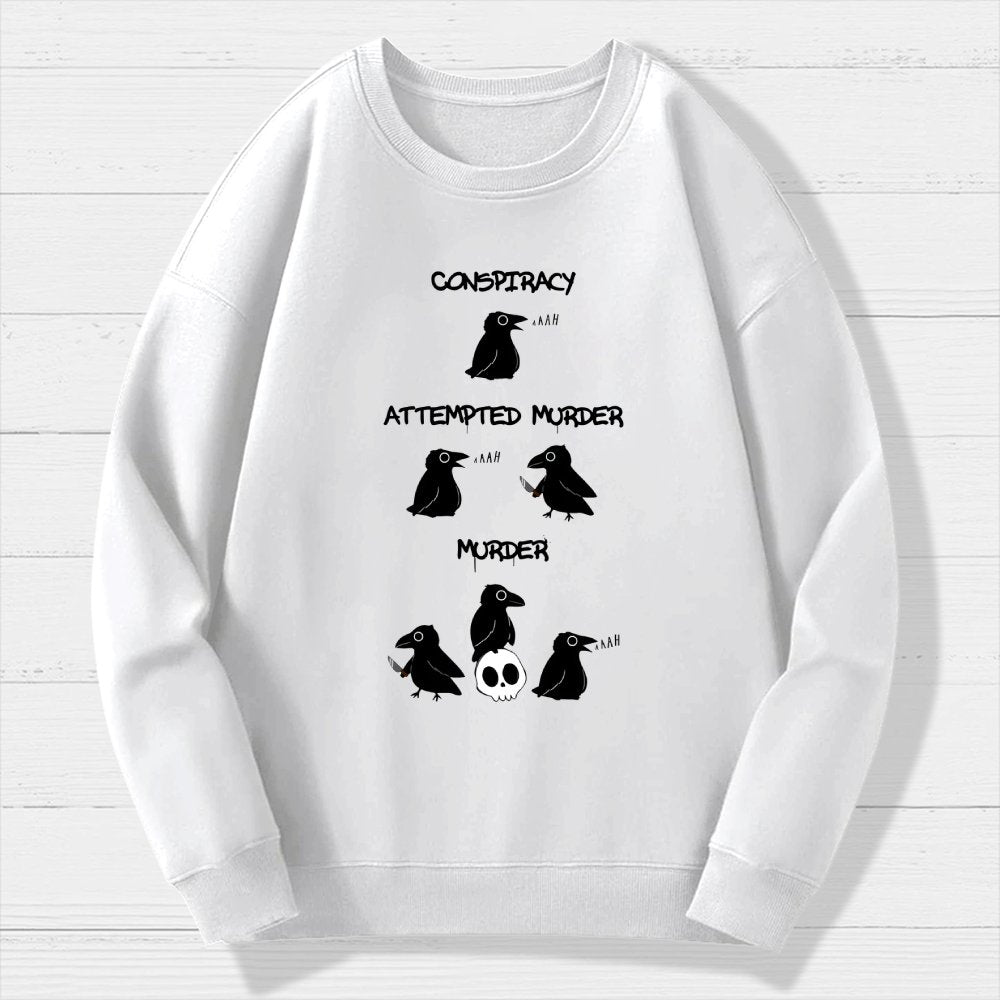 From Conspiracy To Murder Geek Cotton Sweatshirt