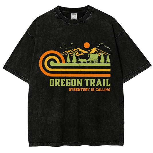 Vintage Oregon Trail Vintage Distressed T-shirt