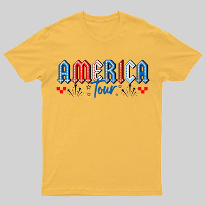 Retro America Tour 1776 Funny T-Shirt Gift