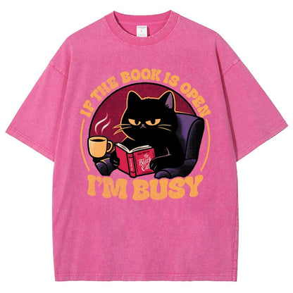 I'm Busy Vintage Distressed T-shirt