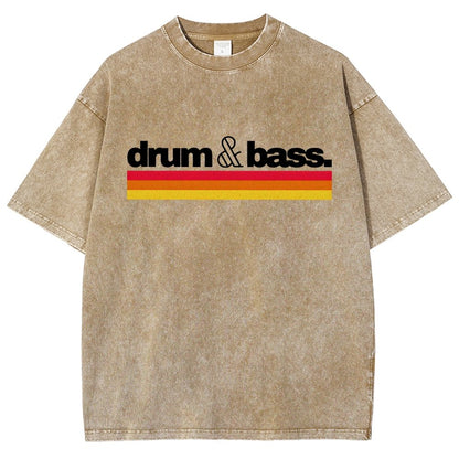 Drum N Bass Vintage Distressed T-shirt