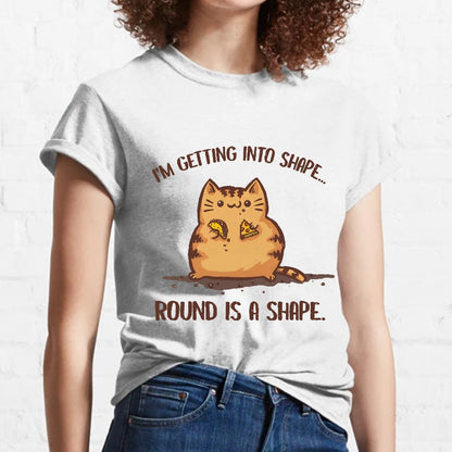 Round is a Shape Geeky T-Shirt