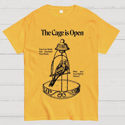 Bird in a cage Geek T-Shirt