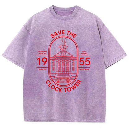 Save the Time Marker Vintage Distressed T-shirt