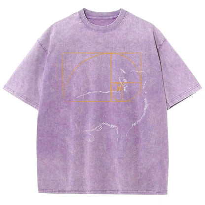 Golden Cat Vintage Distressed T-shirt