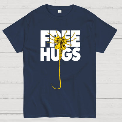 Free Hugs Alien Geek T-Shirt