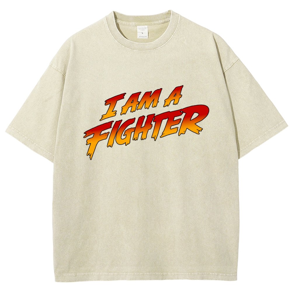 I Am A Fighter Vintage Distressed T-shirt