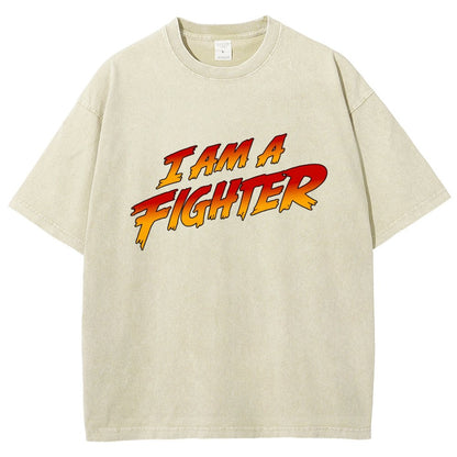 I Am A Fighter Vintage Distressed T-shirt