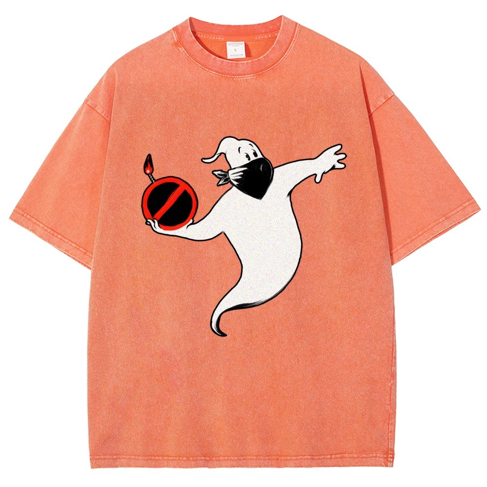 Spooksy Vintage Distressed T-shirt