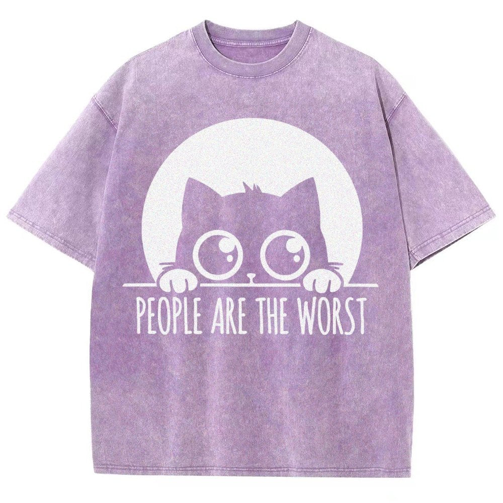 People Are The Worst Vintage Distressed T-shirt