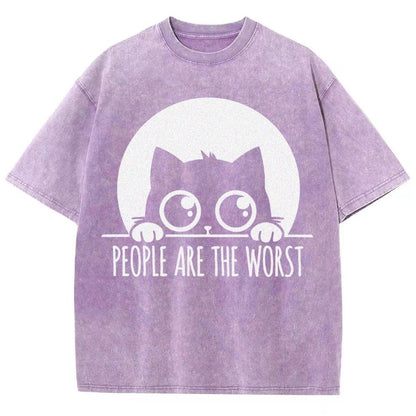 People Are The Worst Vintage Distressed T-shirt