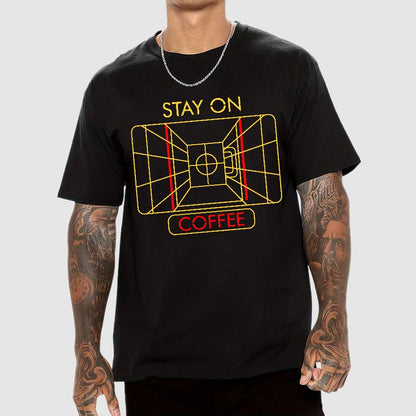 Stay On Coffee Geek T-Shirt