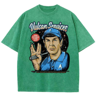Cosmic services Vintage Distressed T-shirt