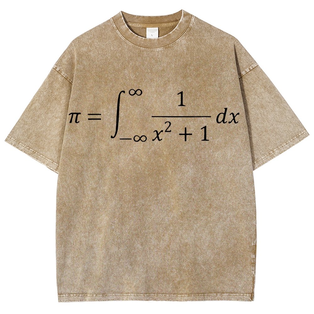 The Constant Number Pi Nerd Vintage Distressed T-shirt