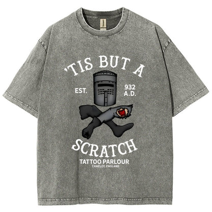 TIS BUT A SCRATCH Vintage Distressed T-shirt
