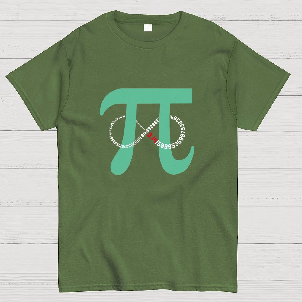 Pi Day Infinity Symbol Geek T-Shirt