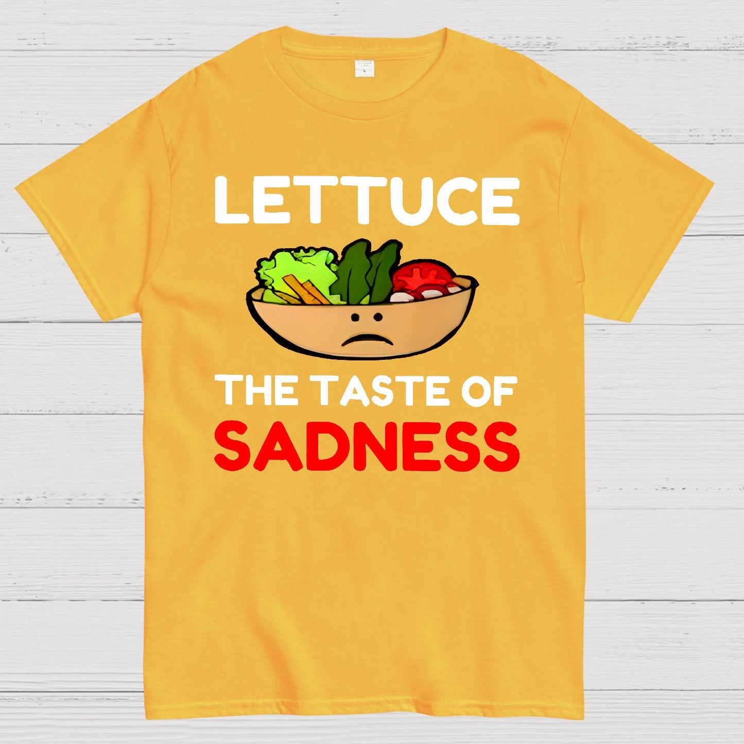 Lettuce The Taste Of Sadness Geek T-Shirt