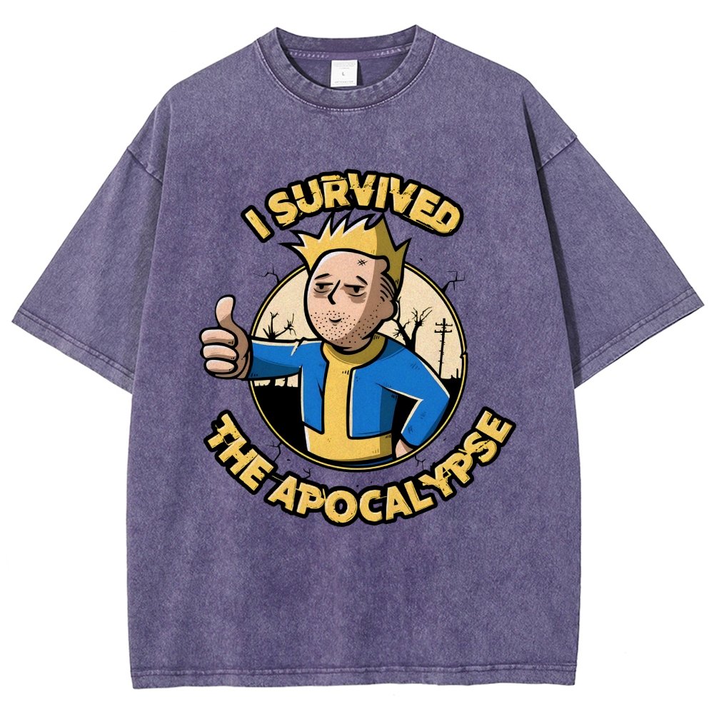 I Survived Vintage Distressed T-shirt