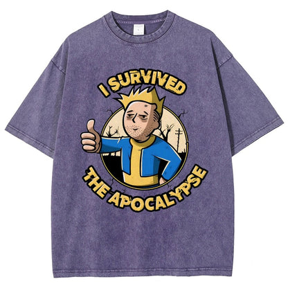 I Survived Vintage Distressed T-shirt