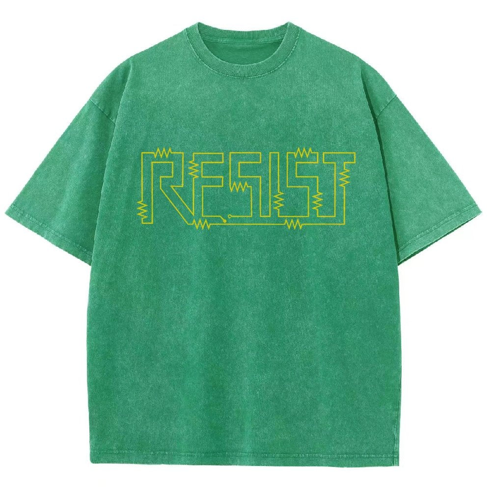 Resist Vintage Distressed T-shirt
