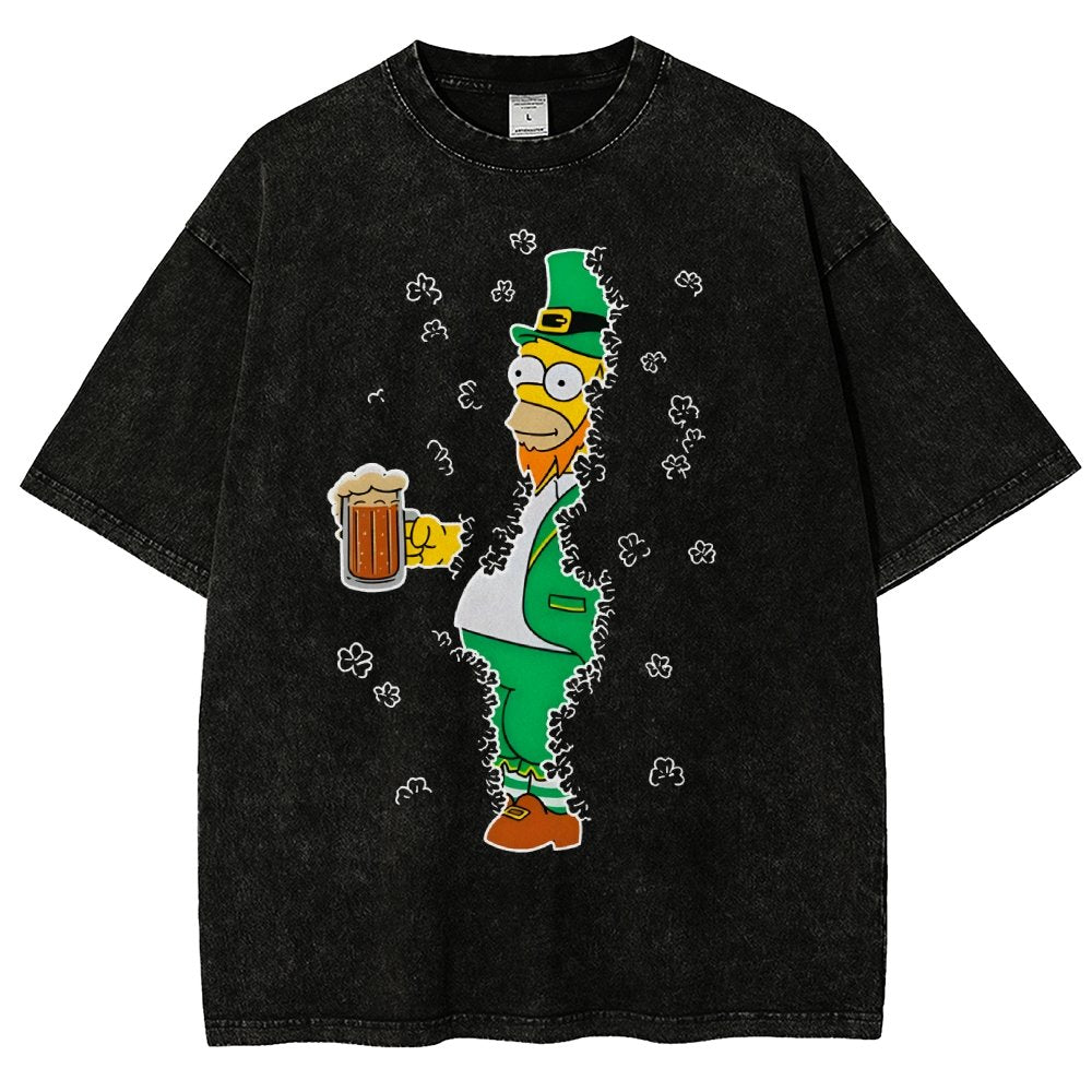 Into the Clovers-St. Patrick's Day Vintage Distressed T-shirt