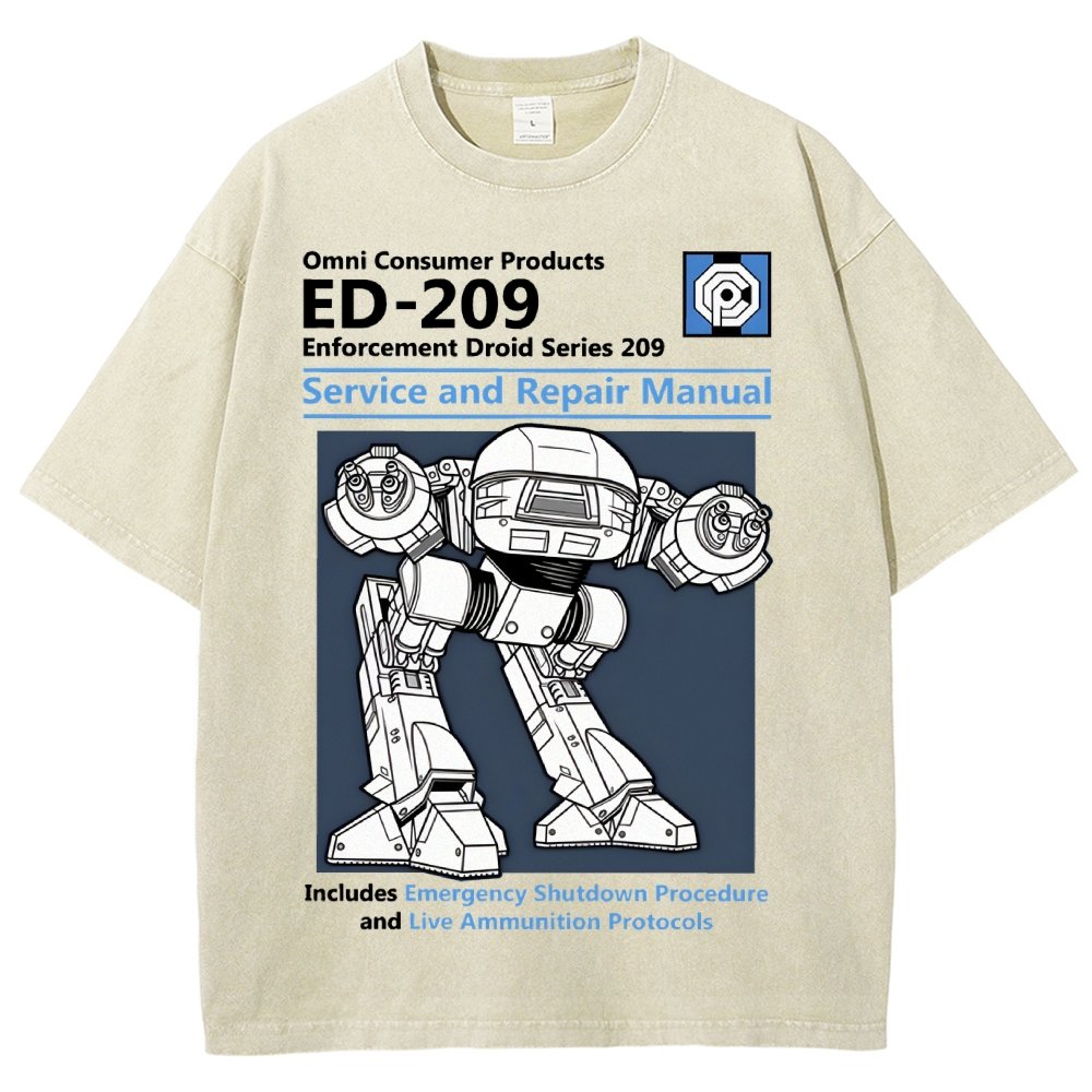 Robotic Unit Service and Repair Manual Vintage Distressed T-shirt