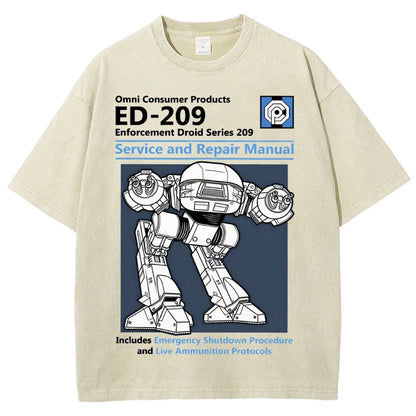 Robotic Unit Service and Repair Manual Vintage Distressed T-shirt