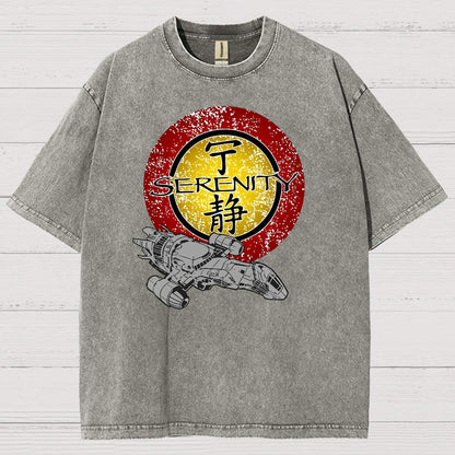 Firefly Starship Vintage Distressed T-shirt