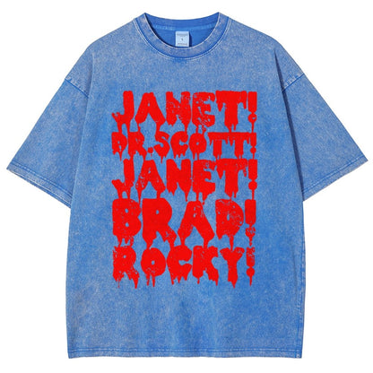 Jana! Dr. Smith! Jana! Ben! Vintage Distressed T-shirt