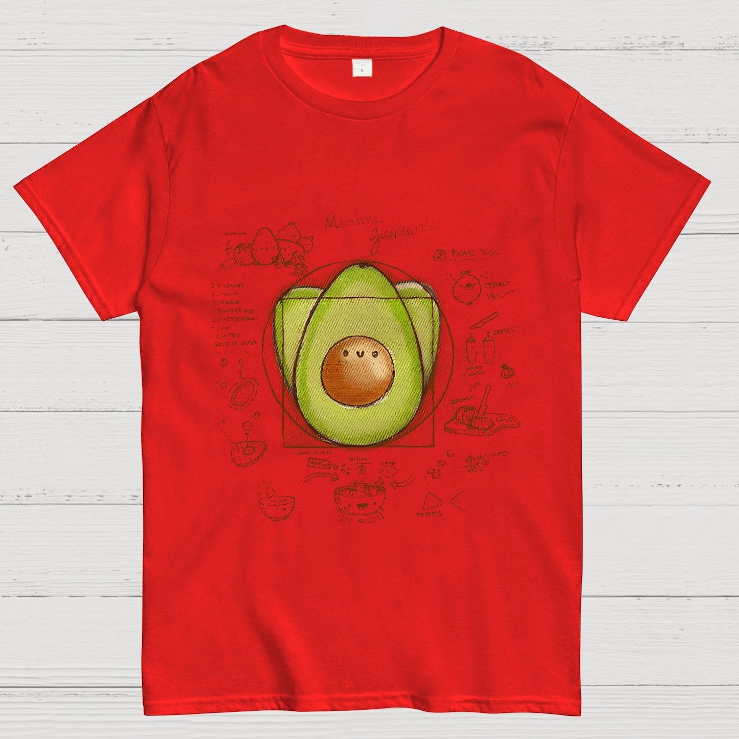Divine Avocado Recipe Geek T-Shirt