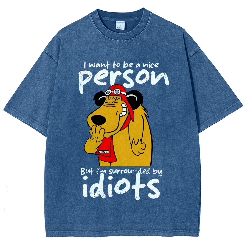 Sourronded by idiots Vintage Distressed T-shirt