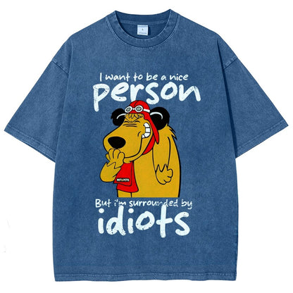 Sourronded by idiots Vintage Distressed T-shirt