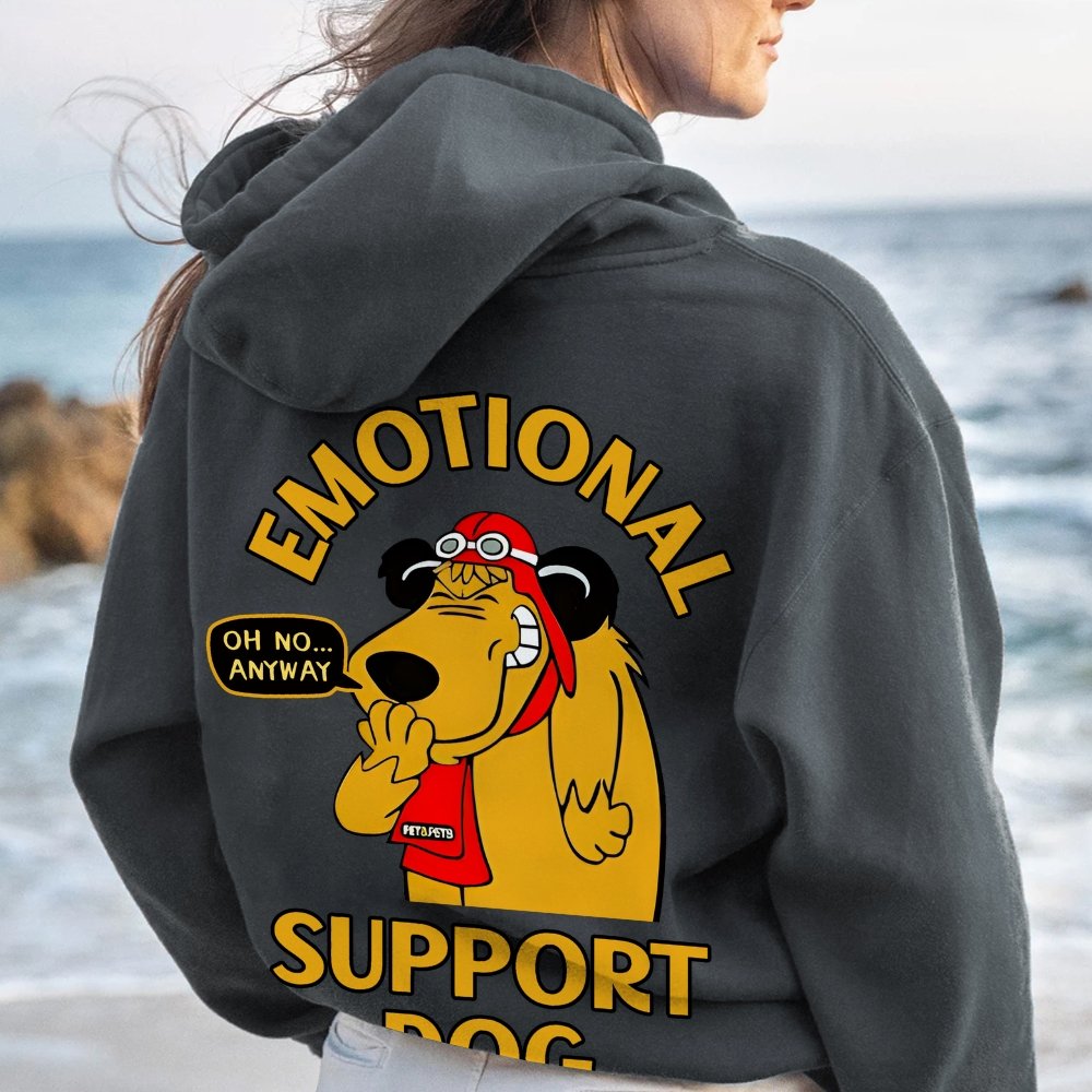 Support Or Not? Printed Back Unisex Cotton Hoodie
