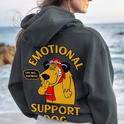 Support Or Not? Printed Back Unisex Cotton Hoodie