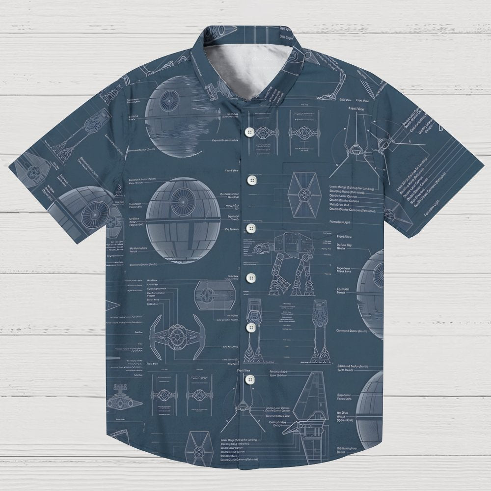 Basic knowledge of planetary spaceships Geek Hawaiian Shirt