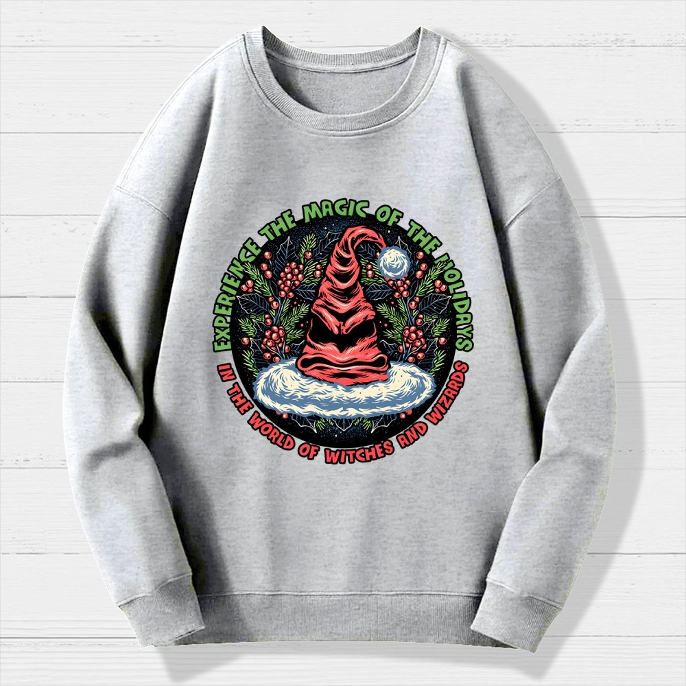 Magic of the Holidays Geek Cotton Sweatshirt