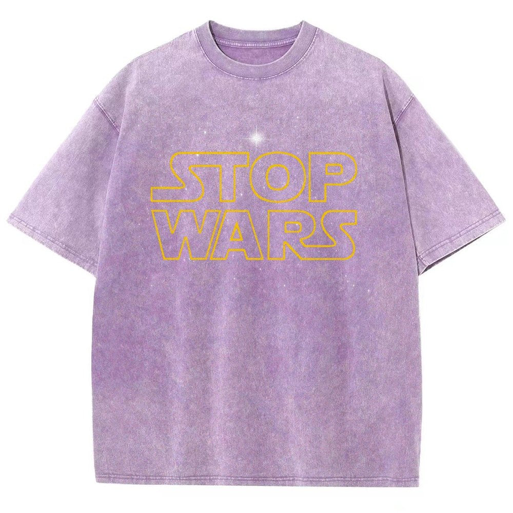 Stop Wars! Vintage Distressed T-shirt