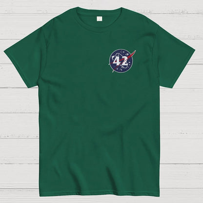 42 Life Universe and Everything Front And Back Printing Geek T-Shirt