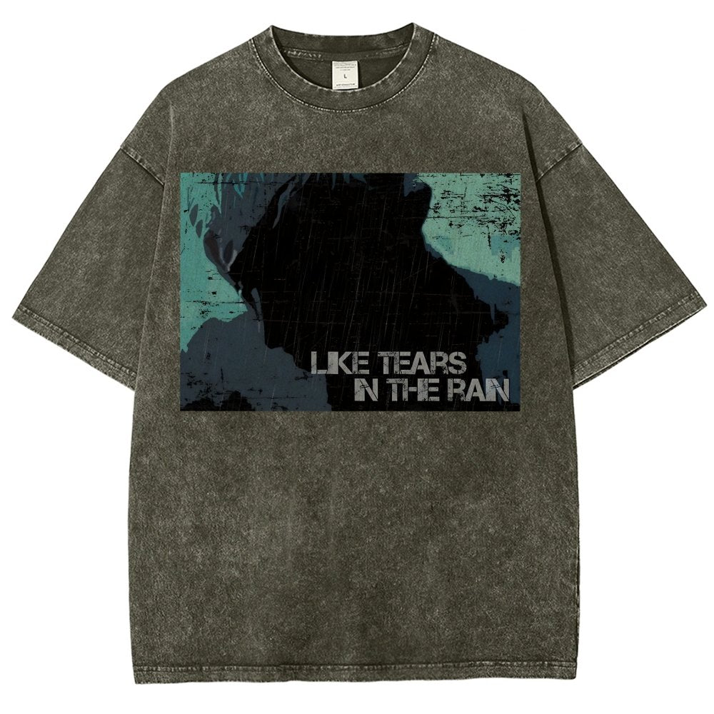 Like Tears In The Rain Vintage Distressed T-shirt