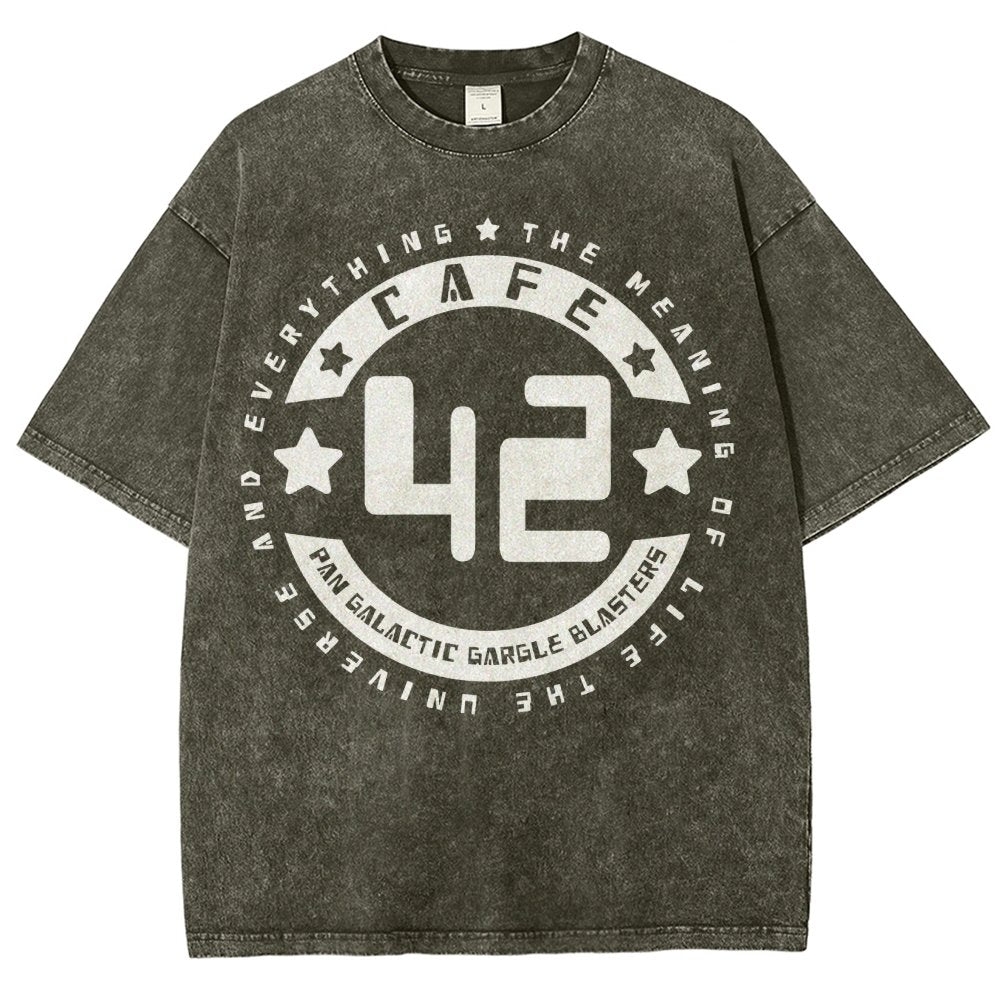 Cafe 42 Vintage Distressed T-shirt