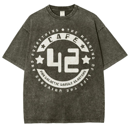 Cafe 42 Vintage Distressed T-shirt
