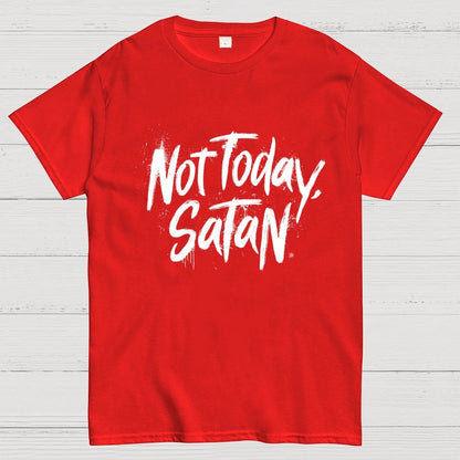 Not Today Satan Unisex Geek T-Shirt